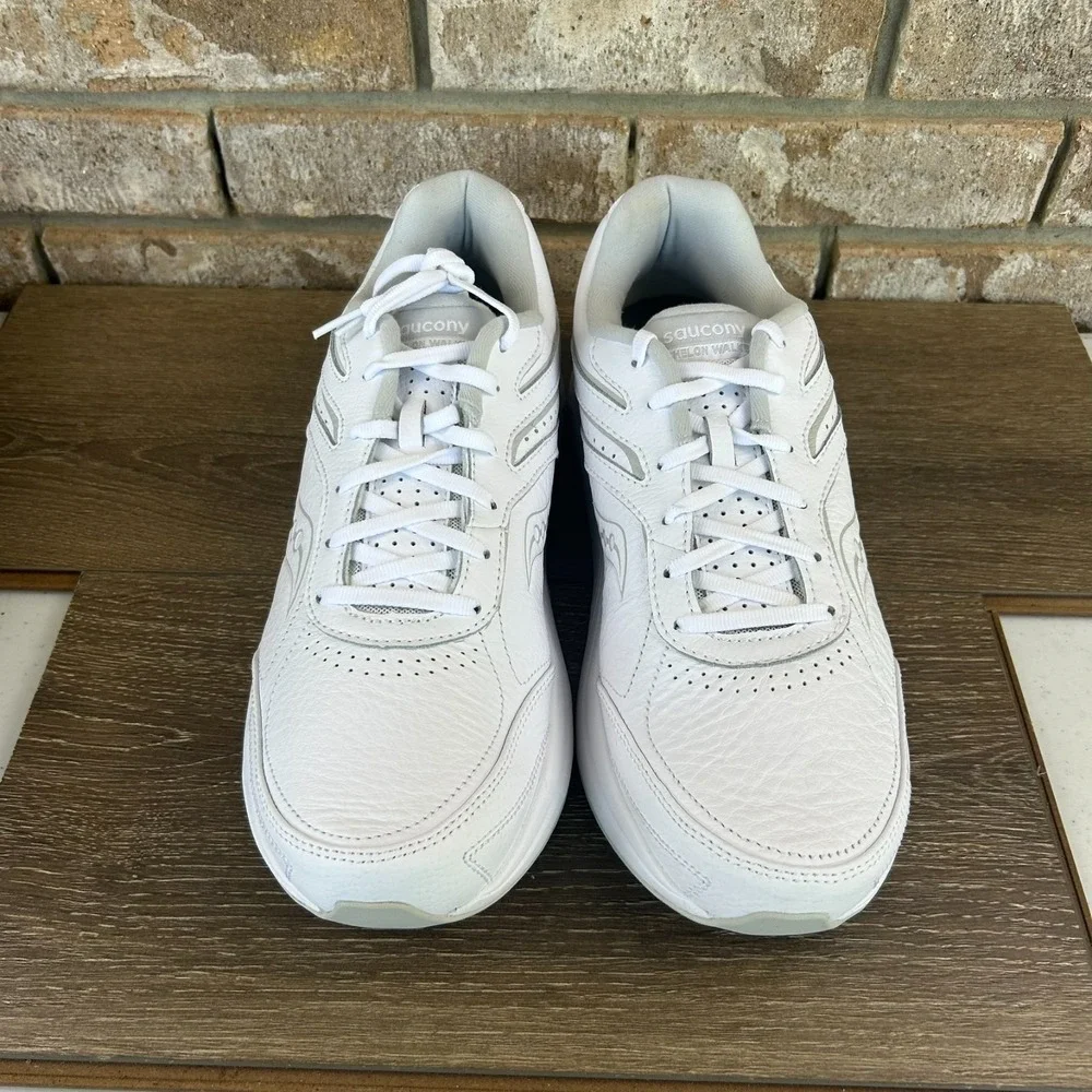 Saucony Echelon Walker 3 Shoes Mens 11.5 White Walking Casual Lace Up